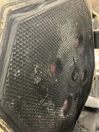 Ink removing clay product