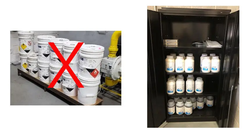 Pails Before Cabinent